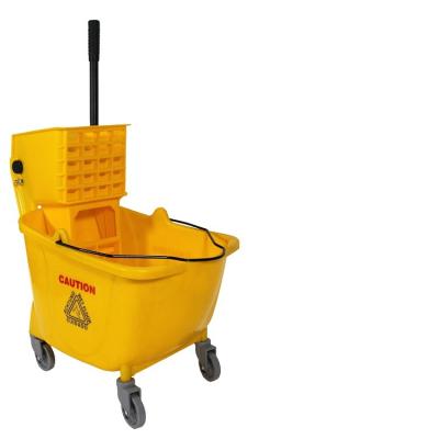 China New Model Sustainable Steel Bucket 360 Rotating Mop Wringer Magic Mop With Bucket Microfiber Mop With Bucket for sale