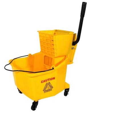 China New pp bucket of viable exquisite workmanship with lots of function low price suitable for every floor mop bucket with mop for sale