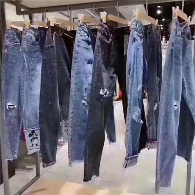 China Polyester / Cotton Blended Sale Affordable Packaging Denim Used Pants Used Clothes for sale