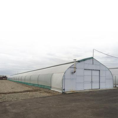 China Direct selling of new type flower, vegetable and plant aluminum tunnel greenhouse thermal insulation material for sale