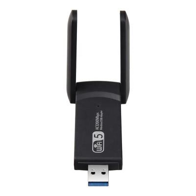 China LAPTOP Network Card USB Wireless Adapter 5ghz Wireless Network Card WIFI Receiver LAN Card for sale