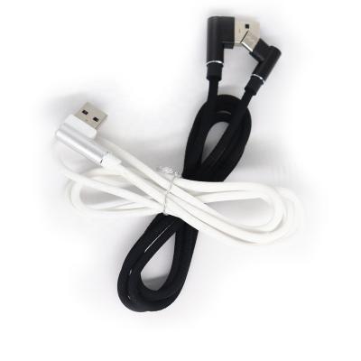 China Type C 90 Degree USB Data MP3/MP4 Player Charger 1m Black Or White Cable for sale