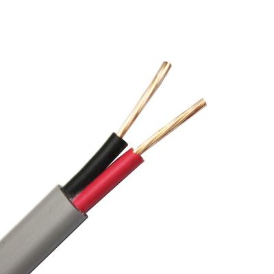 China Over 2 Core Flat Conductor Wire / Flat Cable 8mm BVVB Cable for sale