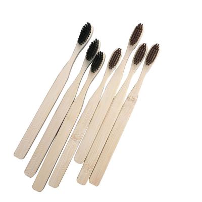 China Home Customized Biodegradable Charcoal Private Label Bamboo Toothbrush For OEM ODM for sale