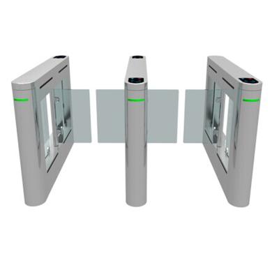 China High Speed ​​Swing Barrier NO Anti-collision Brushless Swing Barrier Anti-collision Brushless Modern Voice Motor Swing Barrier Gate Modern Access Control Excellent Building Design for sale