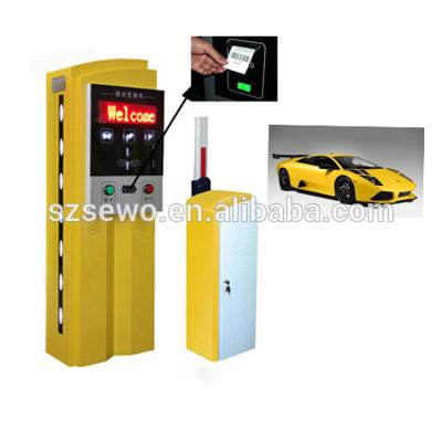 China RFID Card/Central Barcode Ticket Payment Vehicle Parking Lots Loopback System SEWOO T9 Parking Sensor Barrier Toll Ticket Dispenser for sale