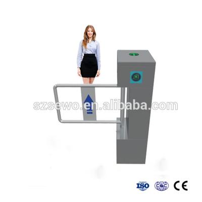 China 304# Stainless Steel Pedestrian Wheelchair Used Entrance Swing Gate Turnstile for sale