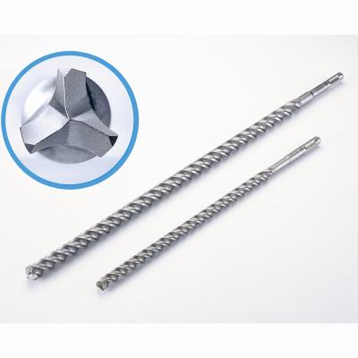 China Concrete Innovative SDS Plus Full Tungsten Carbide Tip Hammer Drill Bit 3 Cutter For Concrete Stone 8mmx50mm for sale