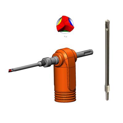 China Masonry Drilling Plant Innovative Detachable SDS Plus Hammer Vacuum Drill Bit 3 Cutter Full Carbide Tip 8.5mm for sale