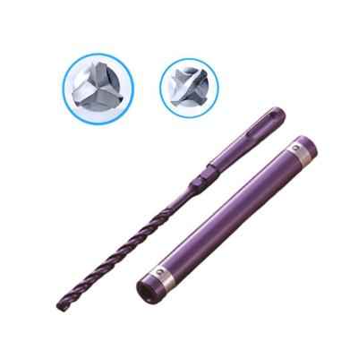 China Innovative Solid Masonry Drilling Full Carbide Tip SDS Hammer Drill Bit With Hex 3 Cutter 5.8mm M6 4 Cutter for sale