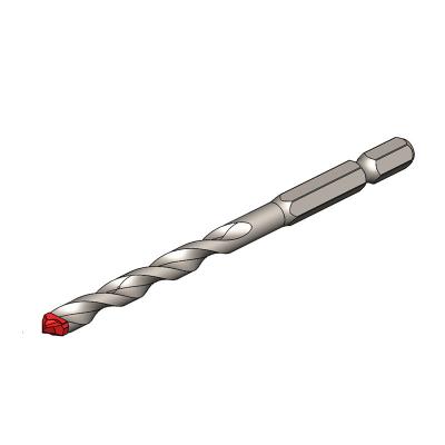 China Innovative Concrete Full Function Solid Carbide Tip Super Hex Drilling Bits Multi Shank For Concrete Tile Steel 2 Cutter 2 Pipes 5.0mm for sale