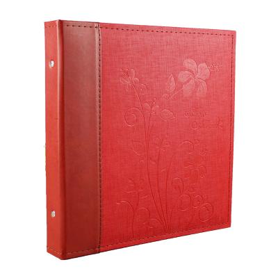 China High Quality Self-adhesive Leather Binder 20 Sheet Self-adhesive Leather Limit Sheet PU Gift Photo Album Drop Book With Box 265*280mm for sale