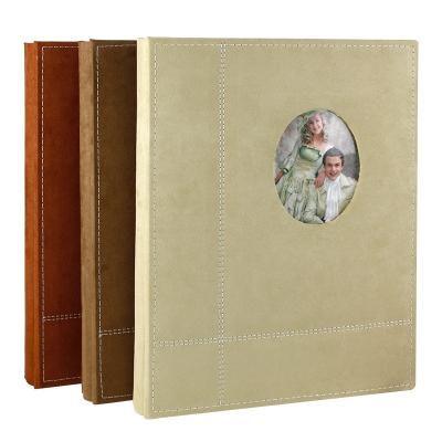 China Wholesale 28*36cm Newlywed Wedding Cover Canvas Photo Book Photo Album Self Adhesive Wedding Foil DIY Self Adhesive Photo Album for sale