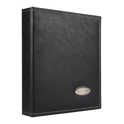 China Convenient PP Pocket Cheap Price 40 Sheet 160 Photo Slip In Leather PP Pocket Photo Album Mail Limit 5x7 Album 5R Wedding Photo Books for sale