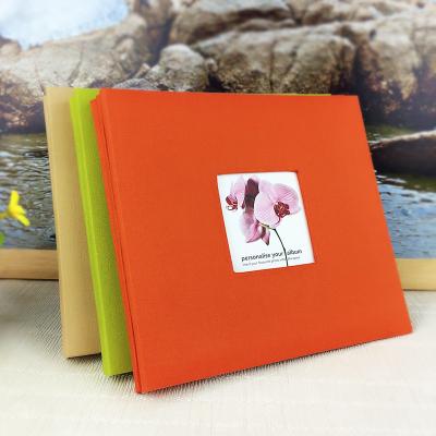 China Guanmei Eco-friendly Hand Made Customized 8'x8 Scrapbook With Paper Slip In Sheets Cloth Cover Photo Album for sale