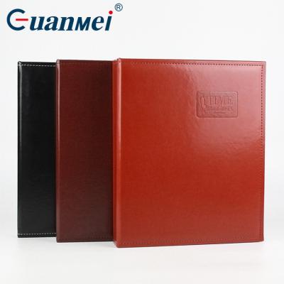 China PP Pocket Waterproof A4 Leather Photo Album 40 Pages Size PP Pendant Photo Drop Book 8x12 Inch for sale