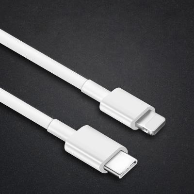 China High Quality Mobile Phone Palladium Usb Date Cable 1M Palladium 18W Charing Fast Cable To Light To Type-C USB-C Cable for sale