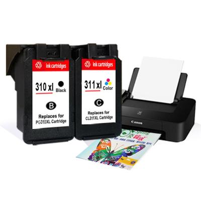 China Bc310 Re-manufactured for canon ink cartridge reusing original because-310 chip to add new IC for PIXUS iP2700 for sale