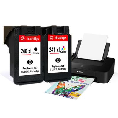 China Hicor PG240 CL241 refillable ink cartridge remanufactured reman cartridges 240 241 inkjet printer for canon for sale