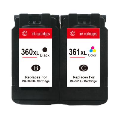 China Hicor Re-manufactured Remanufactured Ink Cartridge As 360 As 361 For Japanese Market Inkjet Cartridge BC360XL BC361XL For Canon for sale