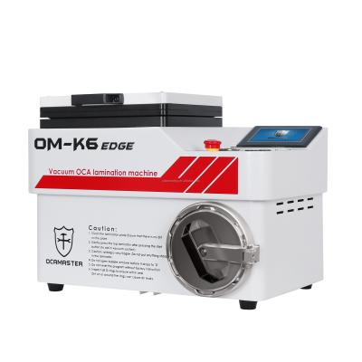 China OM-K6 Auto Edge Machine OCA Master Laminating Vacuum Workshop Machinery Repairs For iPhone For Samsung LCD OCA Polarizer Film No Bubble Lamination for sale