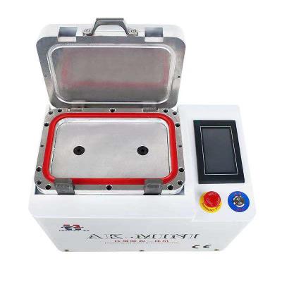 China Machine Repair Shops Vacuum Laminating Machine AK MINI Auto Laminating Machine Bubble Remover For iPhone For Huawei OCA LCD Glass Laminate Repair for sale