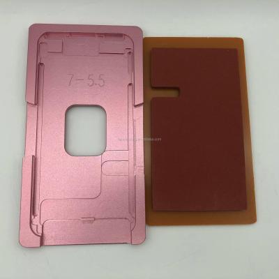 China Repair for iphone lcd screen precision fix position mold for iphone 7 plus display mold oca lcd location lamination mold 5.5inch LCD for sale