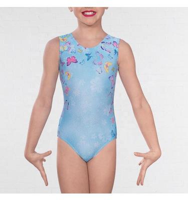 China Comfy Shine Sublimation Fancy Print Customized Ombre Gymnastics Girls Dancer Tights for sale