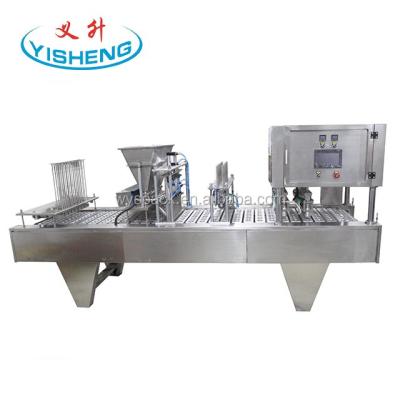 China Custom 4 Lines Fully Automatic Coffee Beverage Powder Dolce Enthusiasm Filling Sealing Machine for sale