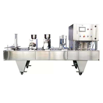 China New Beverage Linear K Cup Filling and Sealing Machine for sale