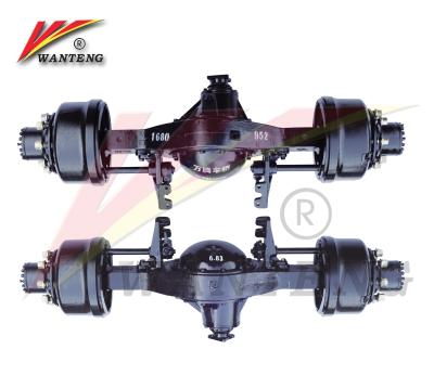 China Heavy Duty Truck Axle For Semi Trailer Truck Rear Axle Optional for sale