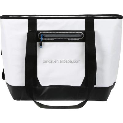 China 30 Box Waterproof Insulated Waterproof Cooler Tote Bag For Waterproof Beach Camping Cooler Bags Custom Logo for sale