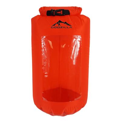 China Multifunctional Ultra Light 20L Dry Bag With Clear Window Custom Outdoor Waterproof Insulated Wet Dry Bag Gym Bag for sale