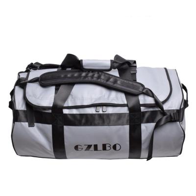 China Wholesale Custom Protable Factory Large Bicycle Duffel Bag Camping PVC 90L Waterproof Travel Duffel Bag for sale