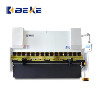 China Hotels BEKE 125T 2500mm Hydraulic CNC Bending Machine Sheet Plate Press Brake With TP10 System for sale