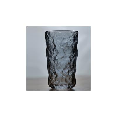 China Wholesale Minimalist Chinese Factory Glacier Pattern Glass Water Cup For Home for sale