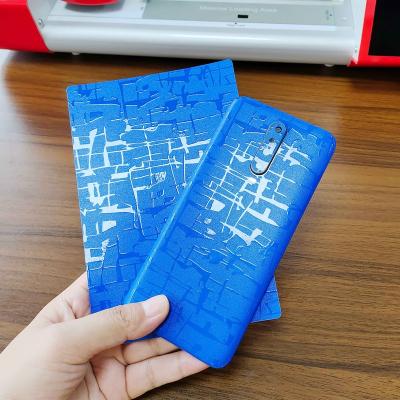 China Material For Back Cutter 2021 Hot Selling Mobile Phone Membrane Grainy Leather Protective Film for sale