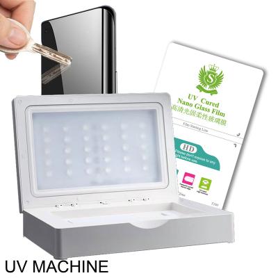 China 2022 Mobile Phone Lamp 30W UV Light Box UV Bonding Machine For Curing Screen UV Glass Protector for sale