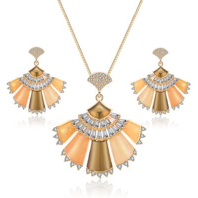 China CLASSIC Arabic Wholesale 18K Gold Plated Jewelry Dubai Designs Fashion Jewelry Set for sale