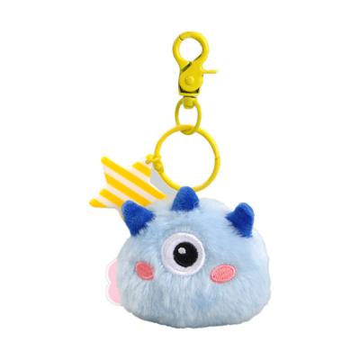 China Wholesale Cheap Promotion Low Moq Bulk Custom Kids Logo Mini Animal Toy Plush Keychain Backpack Bag Plush Soft Stuffed Key Chain for sale