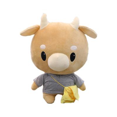 China Wholesale Custom Plush Stuffed Toy Cow Stuffed Toy Soft Stuffed Toy Cow Promotion Toys Baby Lovely Farm Animals For Kids for sale