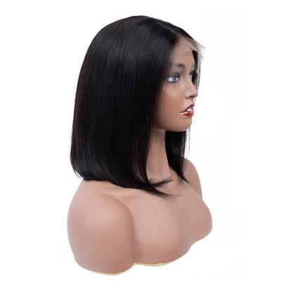 China Cheap HD Transparent Body Wave Short Curly Bob12A Lace Up Colored Brazilian Short Hair Ready Shipping Bob Wig for sale