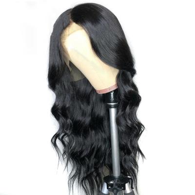 China New Fashion Body Wave Full Lace Wig Silver Brazilian Raw Virgin Human Hair Natural Full Lace Wigs Transparent Lace Wigs for sale