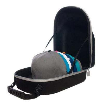 China Eva Hat Carrier Factory Direct Sale Customized Double Zipper Travel Baseball Cap Case Eco-Friendly Eva Hat Carrier for sale