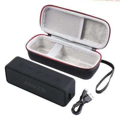 China Polyester Customized Shockproof Dustproof Light Weight Carrying Wireless bluetooth Speaker Party Hard Box For ANKER EVA Speaker Case for sale