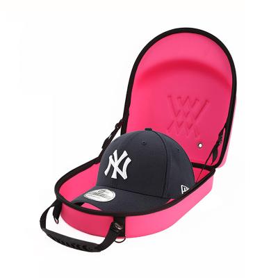 China Custom Logo Eva+Multi-Spandex Travel Sports Leisure Fluorescent Color Hat Carrier Hat Case for sale