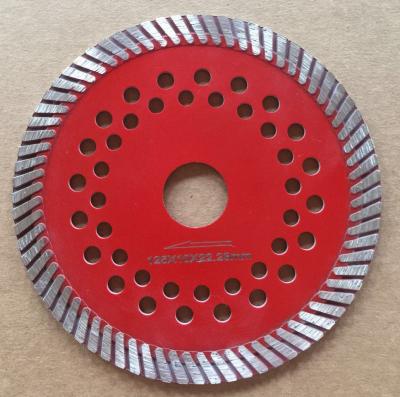 China 125mm Effective Cutting Blade Turbo Rim Diamond Saw Blade For Ceramic Tiles for sale