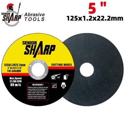 China China High Quality Sharp 125 mm 5 inch Cutting Wheel / Grinding Abrasive Cutting Disc for Metal Stainless for sale