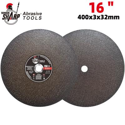 China 16 Inch Aluminum Cutting Disc Abrasive Disc 4'' -16 Inch Cutting Disc or Wheel with MPA EN12413 Price 1.2 Mm- 3.5 Mm for sale