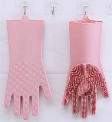 China Eco-friendly silicone magic glove for dishwashing, latex free dishwashing glove, silicone dishwashing gloves for sale